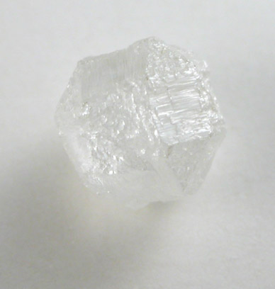 Diamond (1.16 carat colorless complex crystal) from Magna Egoli Mine, Zimmi property along the Sewa River, Sierra Leone