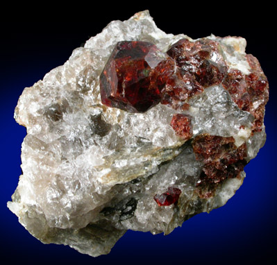 Almandine Garnet from Island Mine, Alstead, Cheshire County, New Hampshire