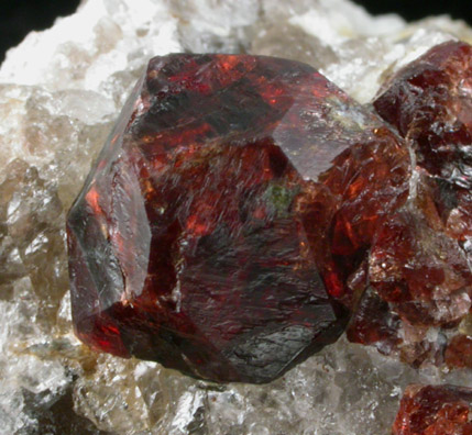 Almandine Garnet from Island Mine, Alstead, Cheshire County, New Hampshire