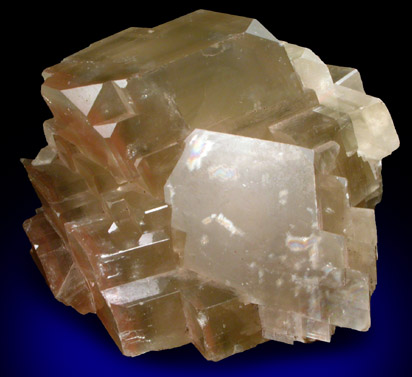Calcite with internal phantom zones from Tsumeb Mine, Otavi-Bergland District, Oshikoto, Namibia