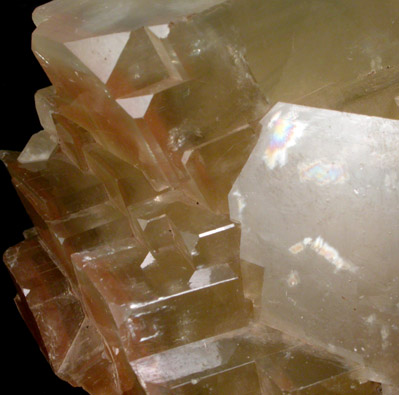 Calcite with internal phantom zones from Tsumeb Mine, Otavi-Bergland District, Oshikoto, Namibia