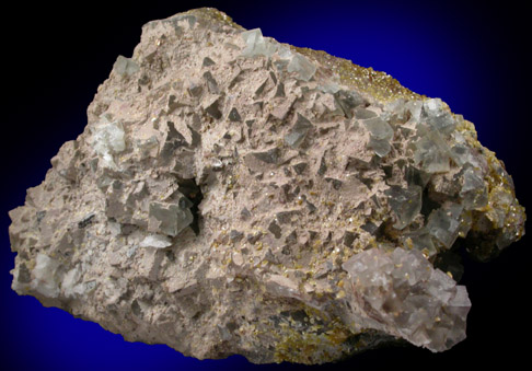 Wulfenite, Fluorite, Quartz from Tombstone District, Cochise County, Arizona
