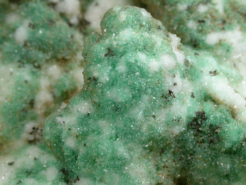 Quartz over Malachite from Mexico