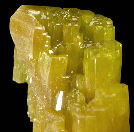 Pyromorphite from Bunker Hill Mine, Coeur d'Alene District, Shoshone County, Idaho