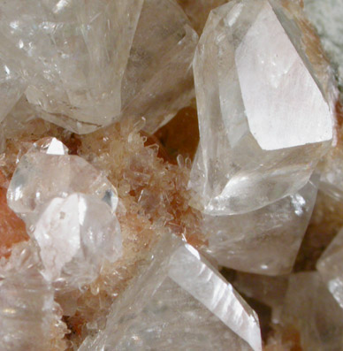 Calcite, Stellerite, Gmelinite-Ca, Chabazite-Ca from Sokolovskiy-Sarbaiskiy Mine, Rudnyy, Kustanay Oblast, Kazakhstan