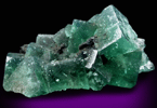 Fluorite with Galena from Weardale, Durham, England