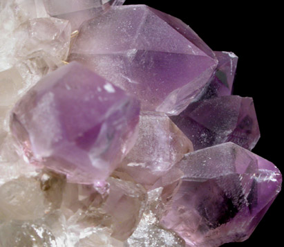 Quartz var. Amethyst with 2.35 carat faceted gemstone from Diamond Hill, Ashaway, south of Hopkinton, Washington County, Rhode Island