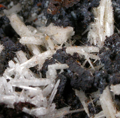 Cerussite from Flux Mine, Harshaw District, Patagonia Mountains, Santa Cruz County, Arizona