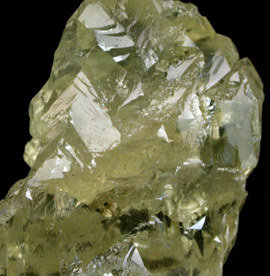 Beryl var. Heliodor (etched crystal) from Minas Gerais, Brazil