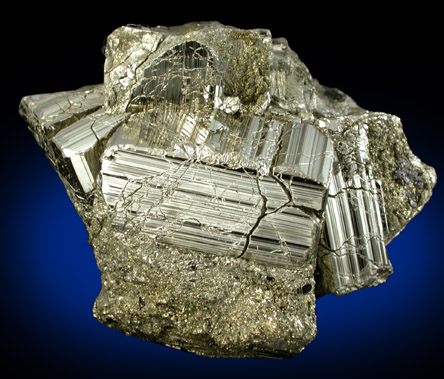 Pyrite from Mina San Jose de Huanzala, Huallanca District, Huanuco, Peru