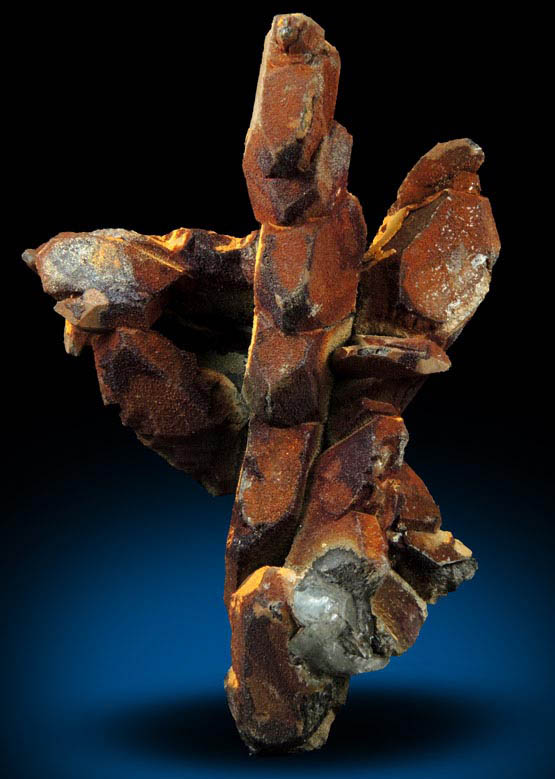 Calcite with Limonite coating from Idarado Mine, Ouray District, San Miguel County, Colorado