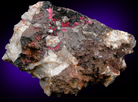 Cuprite var. Chalcotrichite from Lizard, Cornwall, England