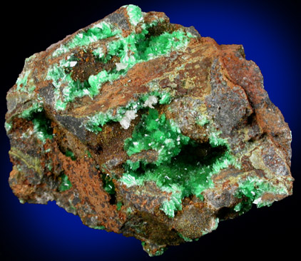 Annabergite from Kamareza Mine, Lavrion (Laurium) Mining District, Attica Peninsula, Greece