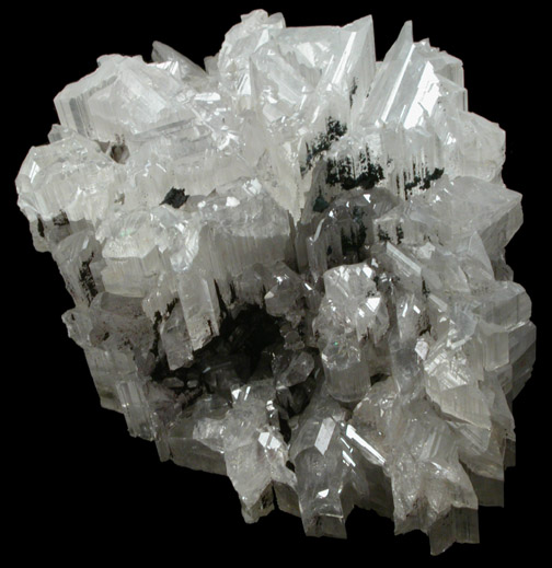 Cerussite (reticulated twinned crystals) from Tsumeb Mine, Otavi-Bergland District, Oshikoto, Namibia