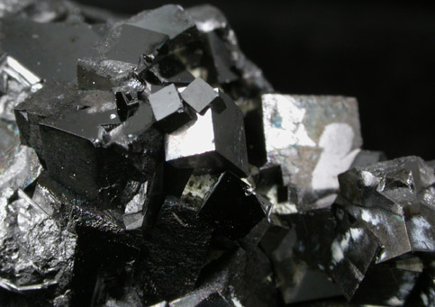 Magnetite (rare cubic crystals) from ZCA Mine #4, 2500' level, Balmat, St. Lawrence County, New York