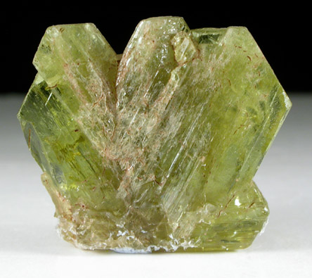 Chrysoberyl (twinned crystals) from Miakanjovato, near Lake Alaotra, northeast of Ambatosoratra, Madagascar