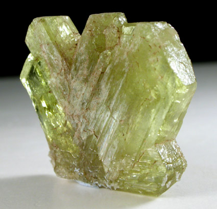 Chrysoberyl (twinned crystals) from Miakanjovato, near Lake Alaotra, northeast of Ambatosoratra, Madagascar