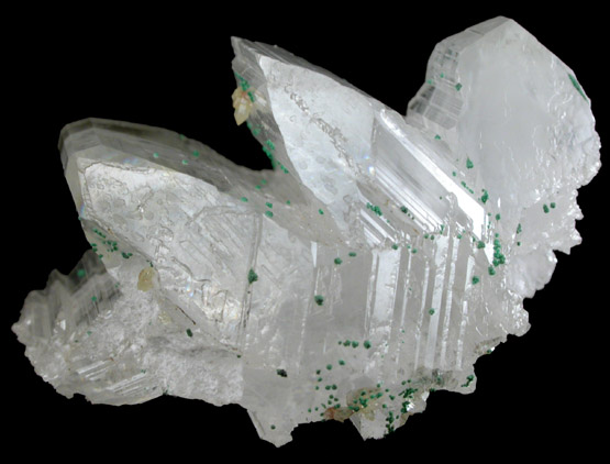 Cerussite with Malachite from Tsumeb Mine, Otavi-Bergland District, Oshikoto, Namibia