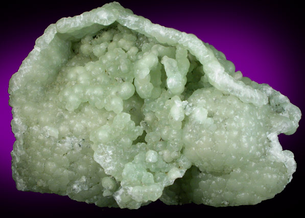 Prehnite from O and G Industries Southbury Quarry, Southbury, New Haven County, Connecticut