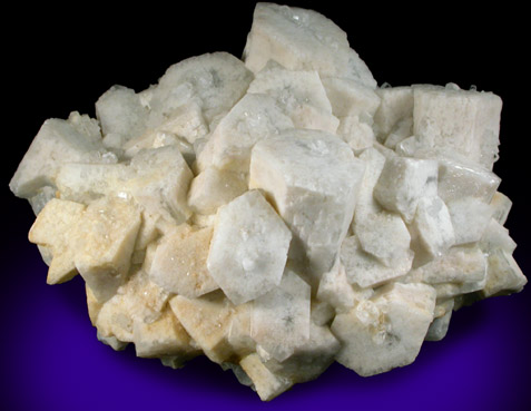 Strontianite pseudomorphs after Celestine from Stoneco Quarry, Lime City, Wood County, Ohio