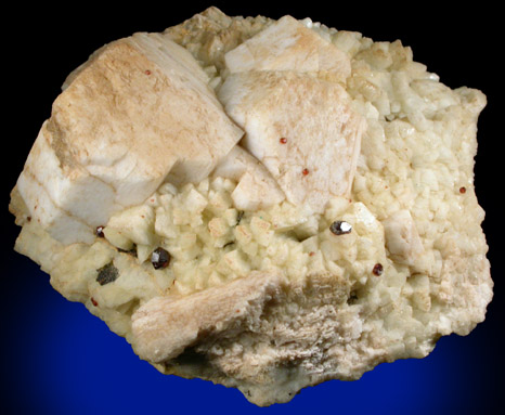 Microcline with Spessartine Garnet from Rock Corral area, Mineral Mountains, near Milford, Beaver County, Utah