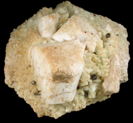 Microcline with Spessartine Garnet from Rock Corral area, Mineral Mountains, near Milford, Beaver County, Utah