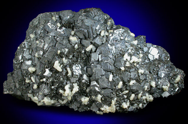 Galena, Calcite, Sphalerite, Pyrite from Casapalca District, Huarochiri Province, Peru
