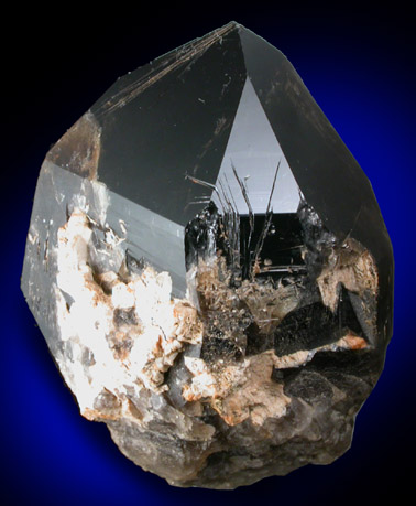 Quartz var. Smoky from Dogtooth Peak, Dinkey Lakes region, Fresno County, California