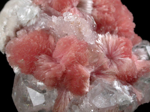 Inesite, Xonotlite, Datolite, Quartz from Wessels Mine, Kalahari Manganese Field, Northern Cape Province, South Africa