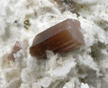 Pyromorphite on Quartz from Pchelojad Mine, Kardzah, Bulgaria