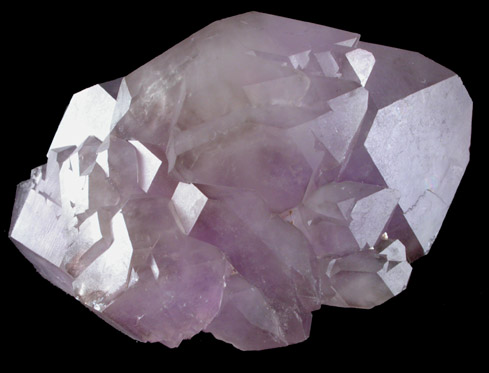 Quartz var. Amethyst from Reel Mine, Iron Station, Lincoln County, North Carolina