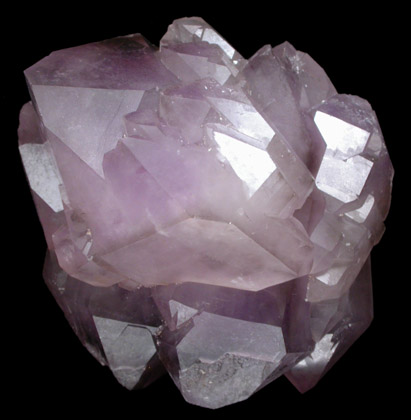 Quartz var. Amethyst from Reel Mine, Iron Station, Lincoln County, North Carolina