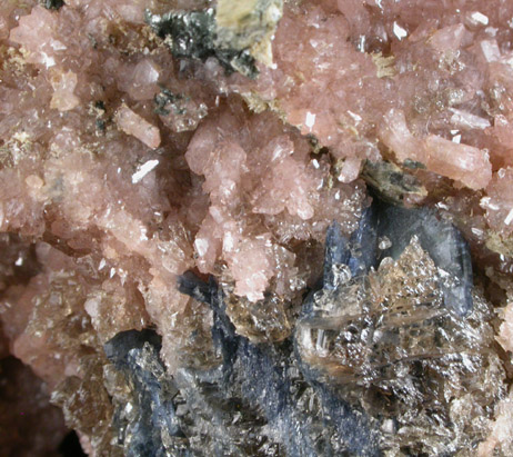 Hureaulite, Rockbridgeite and Vivianite from Lavra do Criminoso, Sao Jose da Safira, Minas Gerais, Brazil