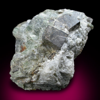 Cobaltite in Actinolite from Agnew Lake Mine, Espanola, Ontario, Canada