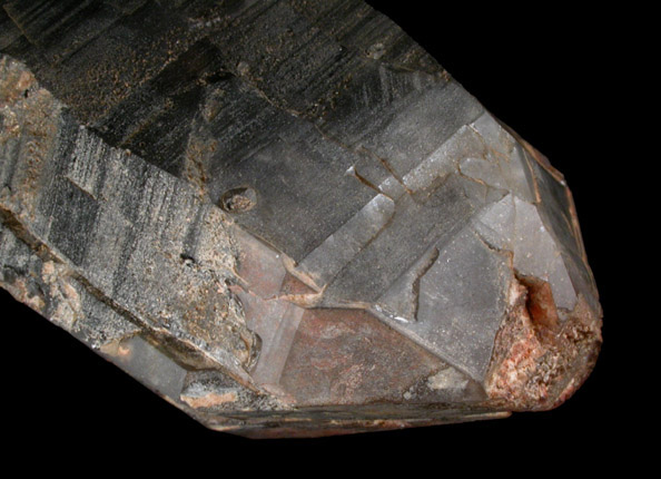 Quartz var. Smoky Quartz from Crystal Peak area, 6.5 km northeast of Lake George, Park-Teller Counties, Colorado