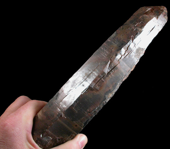 Quartz var. Smoky Quartz from Crystal Peak area, 6.5 km northeast of Lake George, Park-Teller Counties, Colorado