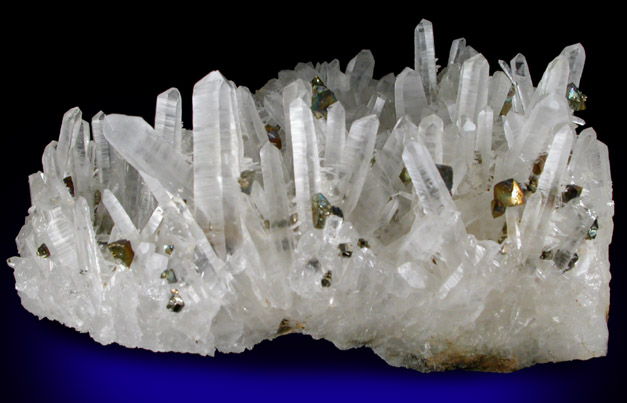 Quartz with Chalcopyrite from Deveti Septemvri Mine, Madan District, Rhodope Mountains, Bulgaria