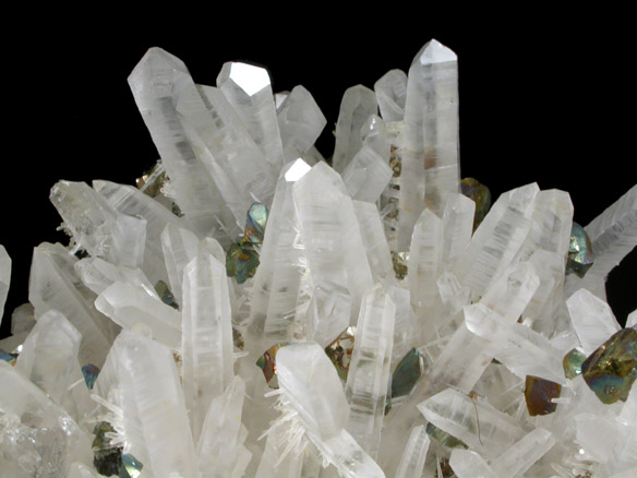 Quartz with Chalcopyrite from Deveti Septemvri Mine, Madan District, Rhodope Mountains, Bulgaria