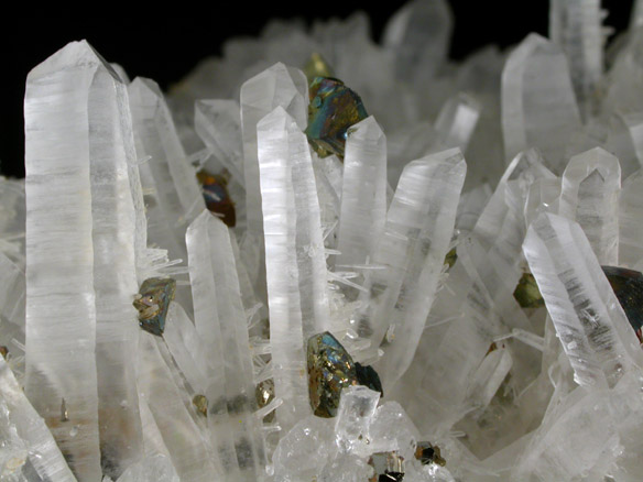 Quartz with Chalcopyrite from Deveti Septemvri Mine, Madan District, Rhodope Mountains, Bulgaria