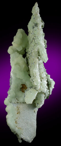 Prehnite pseudomorph after Anhydrite with Babingtonite and Laumontite from Prospect Park Quarry, Prospect Park, Passaic County, New Jersey