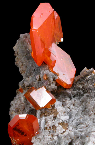 Wulfenite from Red Cloud Mine, Red Gem Pocket, Silver District, La Paz County, Arizona