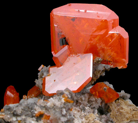 Wulfenite from Red Cloud Mine, Red Gem Pocket, Silver District, La Paz County, Arizona