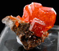 Wulfenite with Calcite from Red Cloud Mine, Red Gem Pocket, Silver District, La Paz County, Arizona