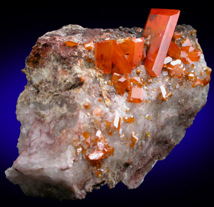 Wulfenite from Red Cloud Mine, Silver District, La Paz County, Arizona