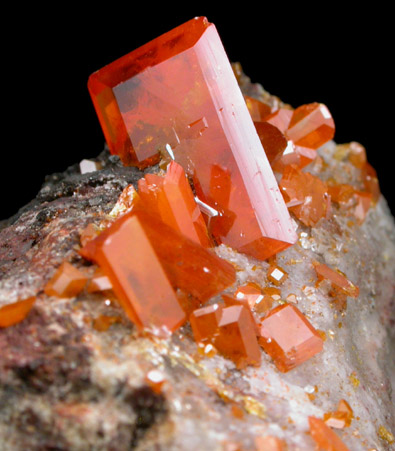 Wulfenite from Red Cloud Mine, Silver District, La Paz County, Arizona