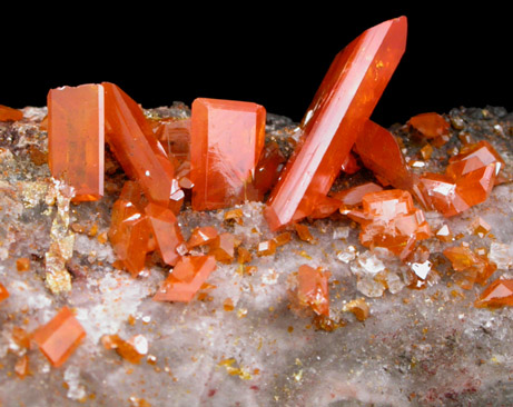 Wulfenite from Red Cloud Mine, Silver District, La Paz County, Arizona