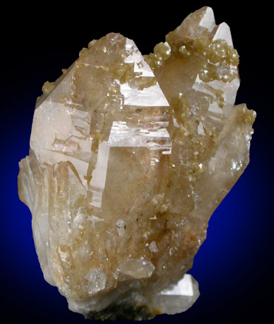 Woodhouseite on Quartz from Champion Mine, 6 km WSW of White Mountain Peak, White Mountains, Mono County, California (Type Locality for Woodhouseite)