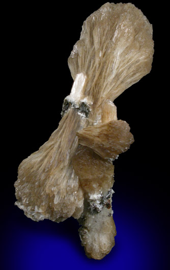 Stilbite with Laumontite and Chamosite from Prospect Park Quarry, Prospect Park, Passaic County, New Jersey