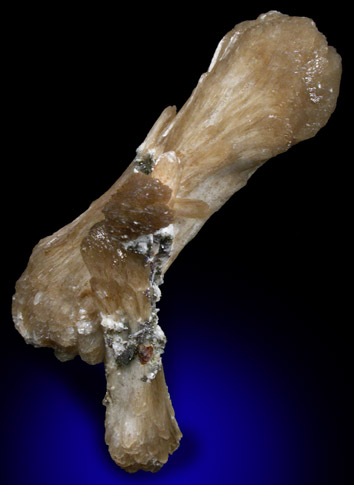 Stilbite with Laumontite and Chamosite from Prospect Park Quarry, Prospect Park, Passaic County, New Jersey