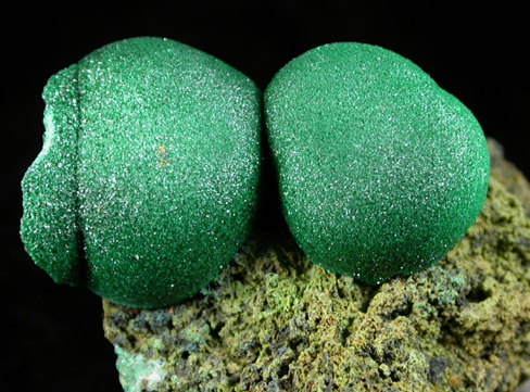 Malachite from L'Etoile du Congo Mine, Lubumbashi, Katanga Copperbelt, Haut-Katanga Province, Democratic Republic of the Congo